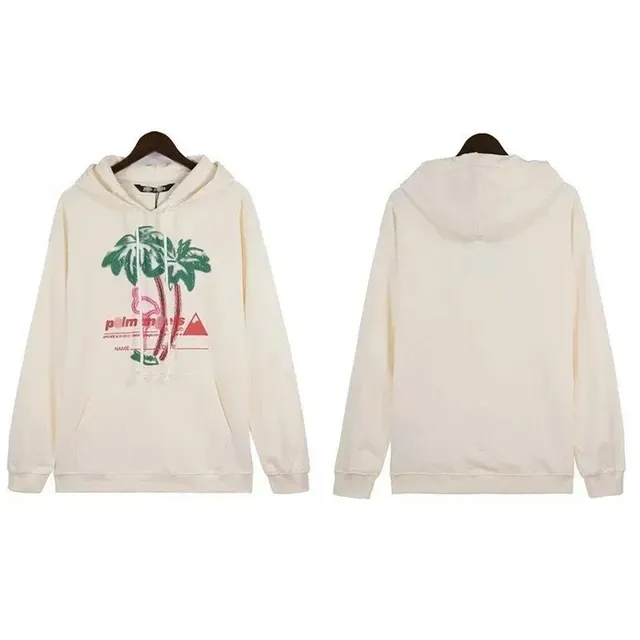 Palm Angels Hoodie Palm Tree Print