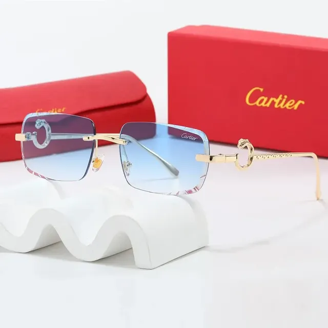 Cartier Sunglasses Gradient Blue Lens