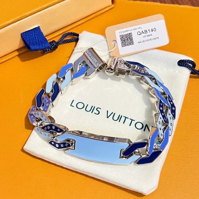 Louis Vuitton Chain Bracelet Enamel Link