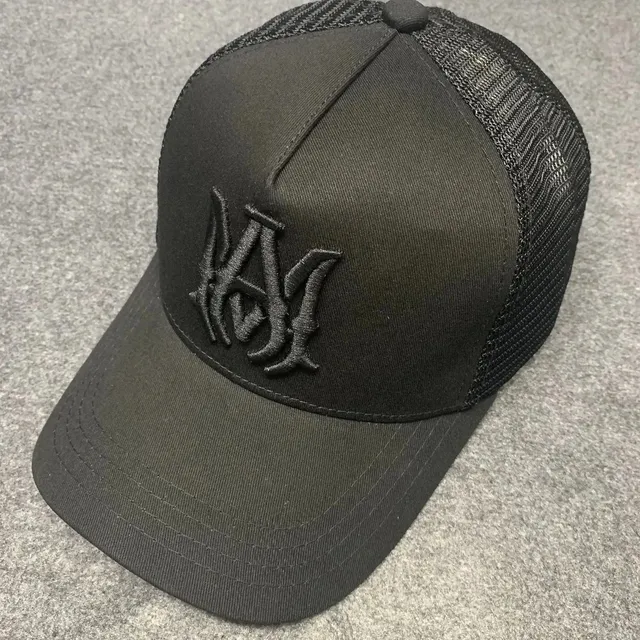 Amiri Trucker Cap Black on Black