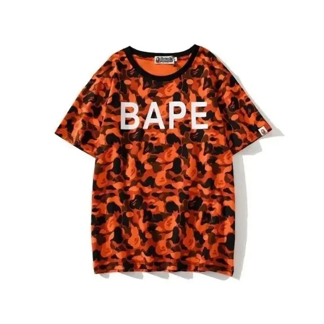 BAPE T-Shirt Camouflage Print with Logo
