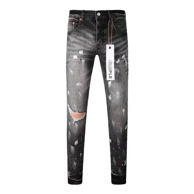 Levi's 501 Skinny Distressed Paint-Splatter