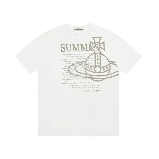 Vivienne Westwood Graphic T-Shirt Summer Sonnet Print