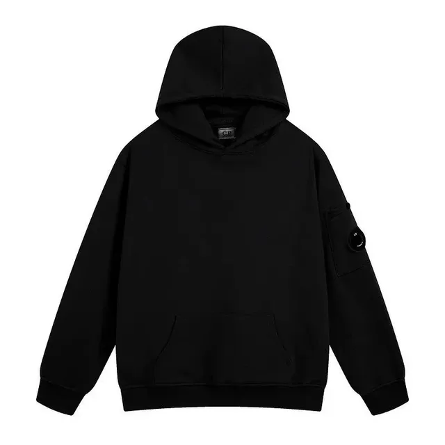 C.P. Company Goggle Hoodie Solid Black
