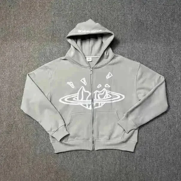 Vivienne Westwood Zip-Up Hoodie Orb Print