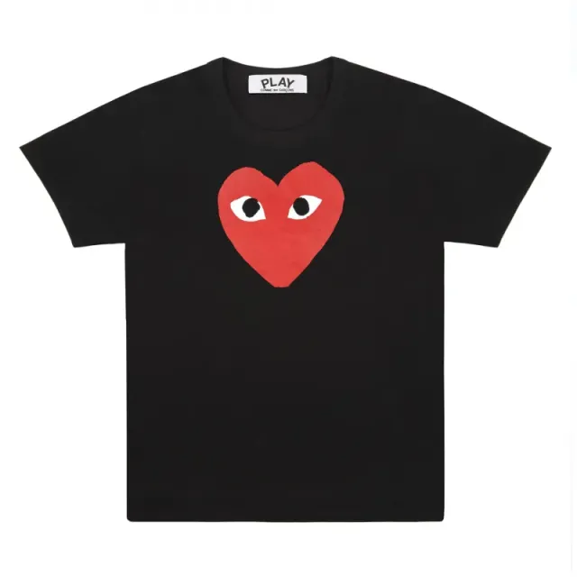 Black red heart