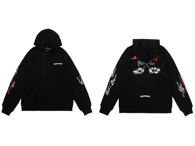 Chrome Hearts Hoodie Race Team Graphic