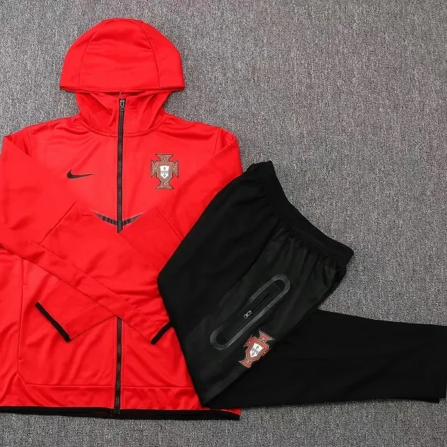 Nike Portugal National Team Tracksuit Red/Black