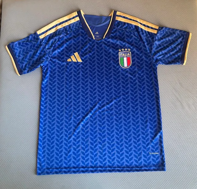 Adidas × Italy National Team Italy Home Jersey Leaf Pattern