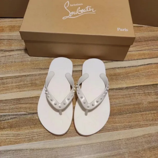 Christian Louboutin Flip Flop Studded