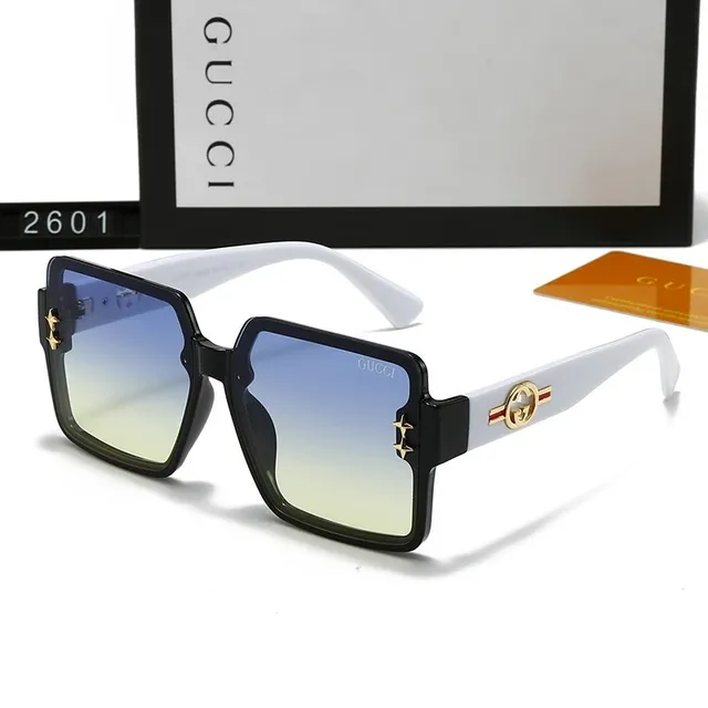 Gucci Square Sunglasses Gradient Lens with Interlocking G