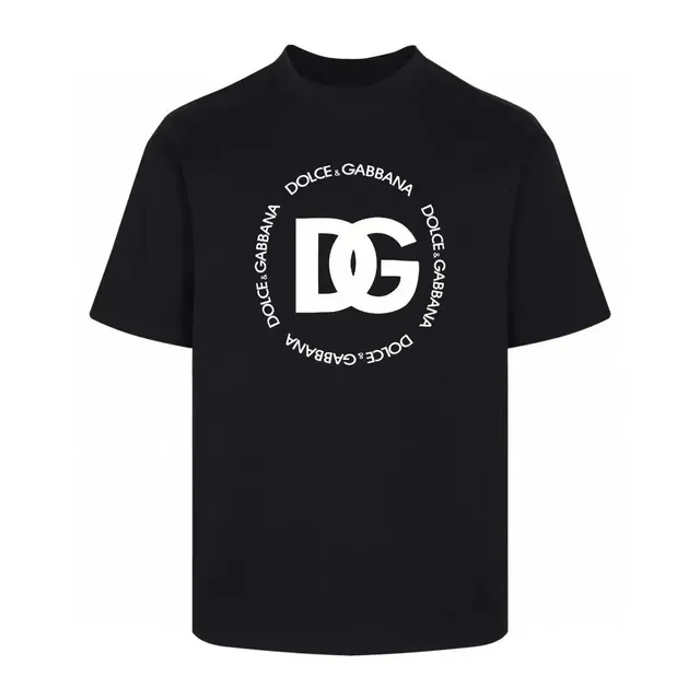 Dolce & Gabbana Logo T-Shirt DG Circle Print