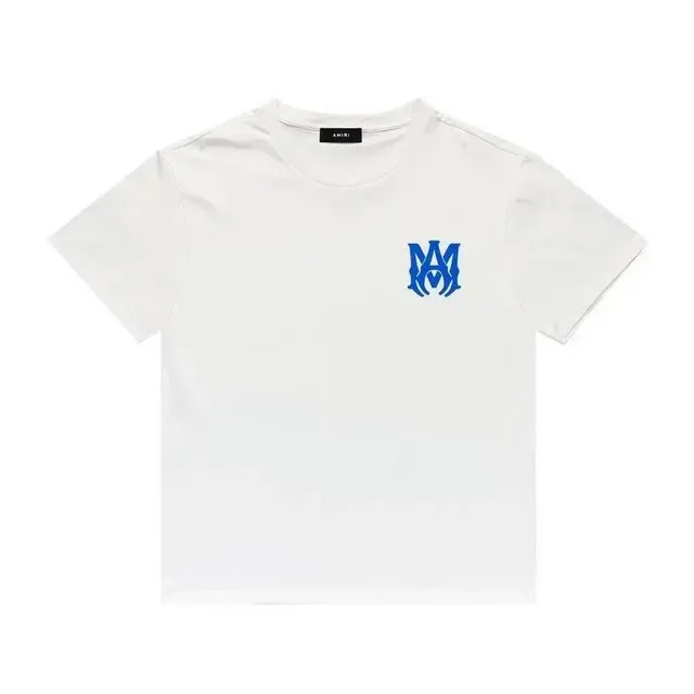Amiri Logo T-Shirt Blue Logo
