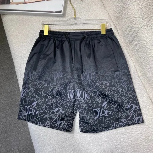 Logo Print Shorts All-Over Dior Script