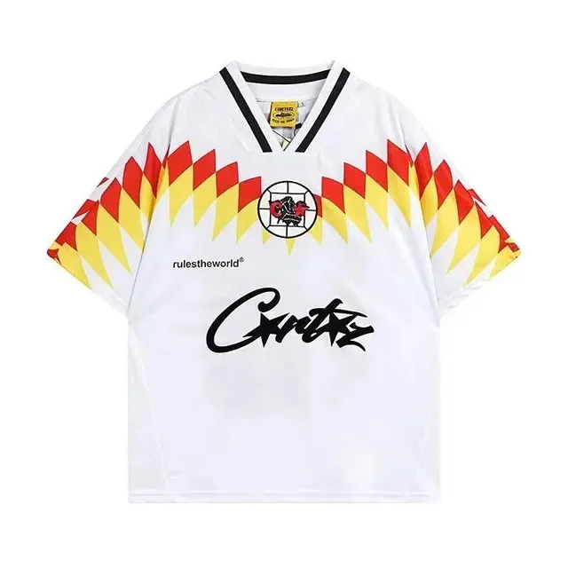 Corteiz Football Jersey Flame Pattern