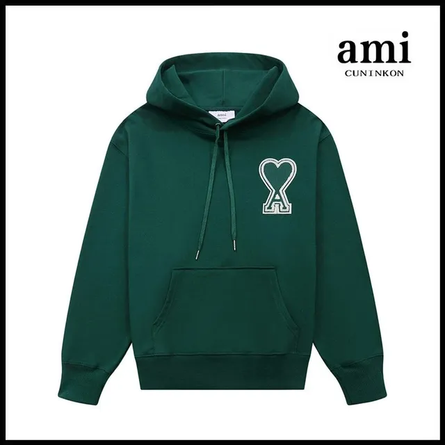 AMI Paris Hoodie Heart Logo