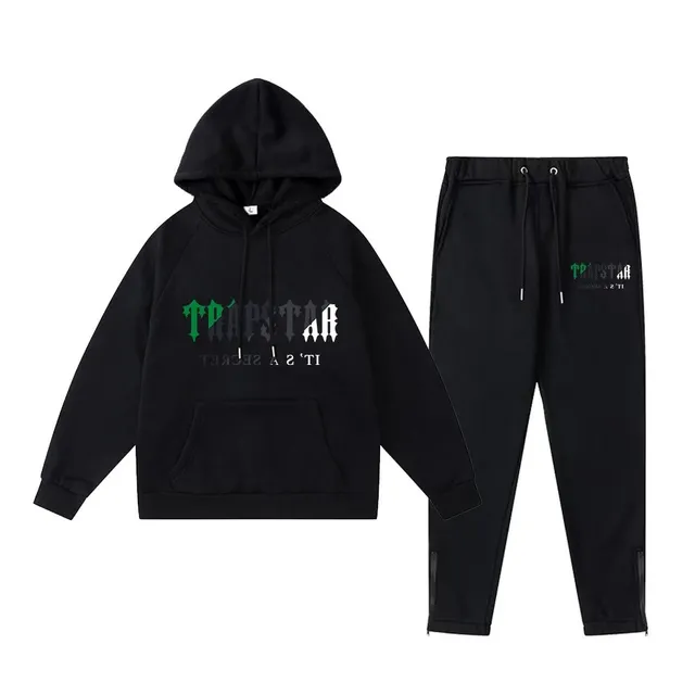 Hoodie and Joggers Set Trapstar Logo Print