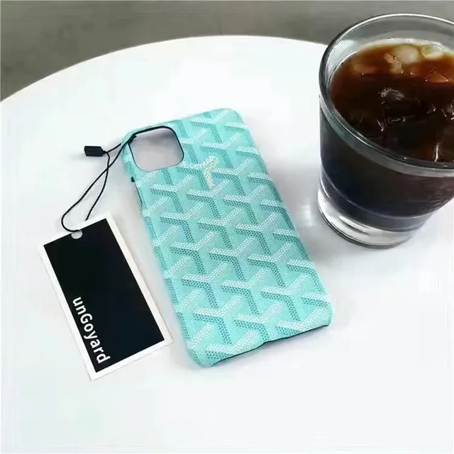 Goyard Phone Case Goyardine Chevron