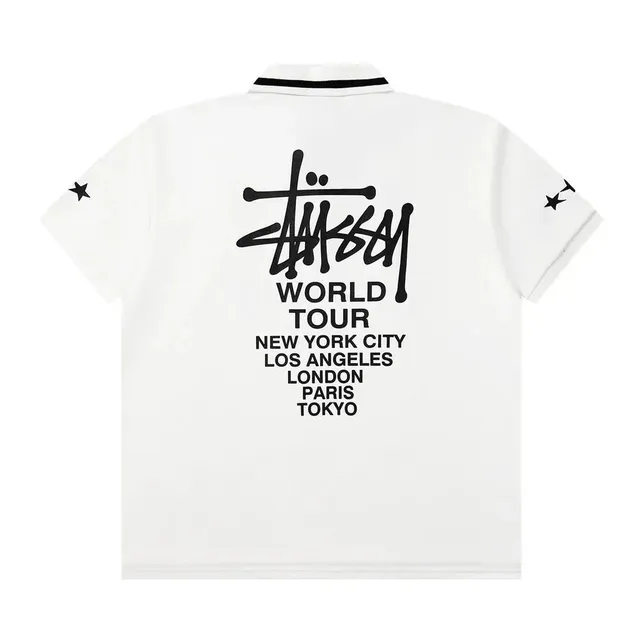 Stüssy Polo Shirt World Tour