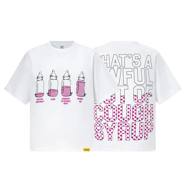 An Awful Lot of Cough Syrup Cough Syrup Tee Baby Bottle Graphic