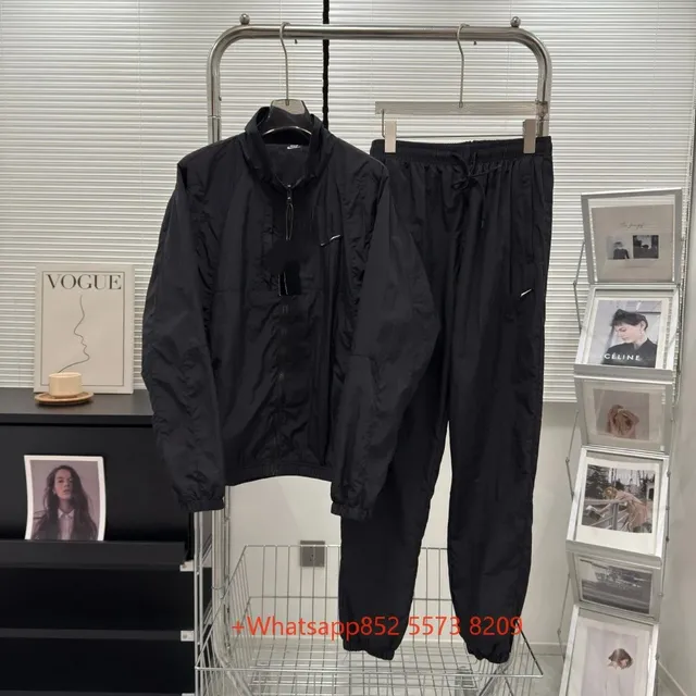 Nike Windrunner Jacket and Joggers Set Black