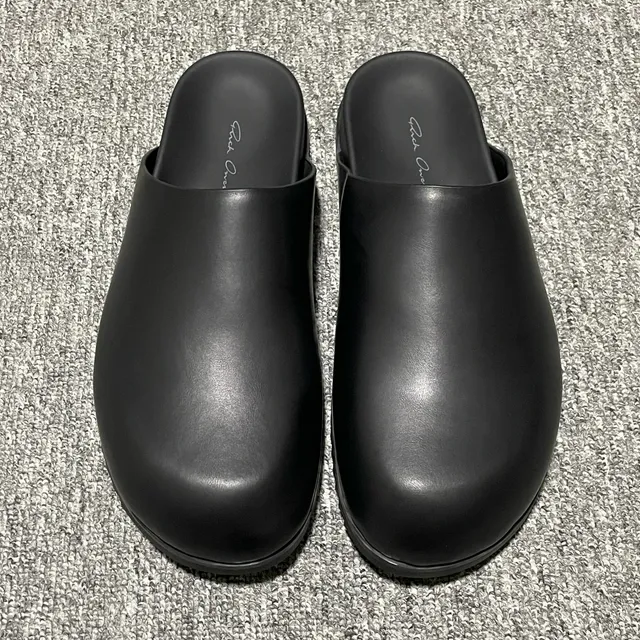 RO拖鞋黑皮