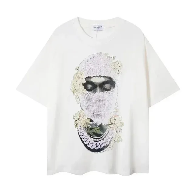 Saint Laurent Graphic T-Shirt Balaclava Floral Print