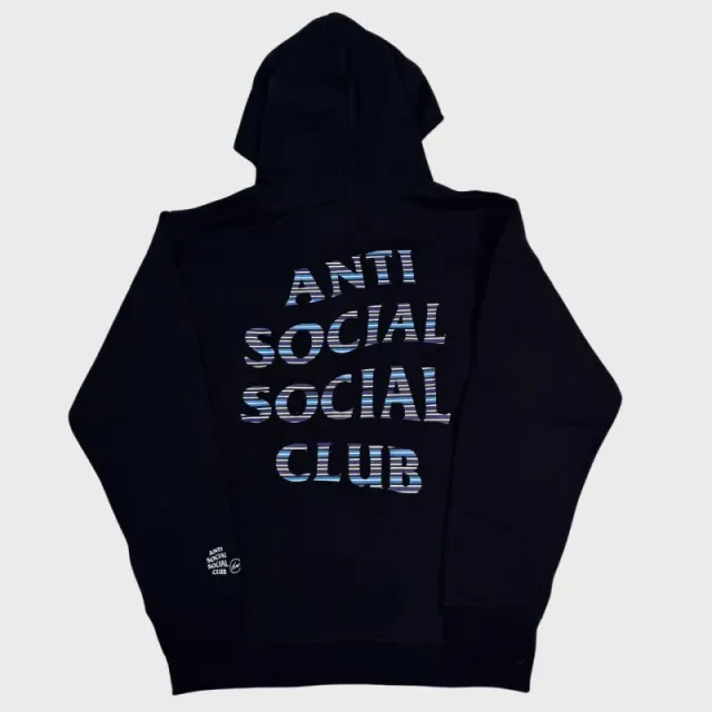 Anti Social Social Club Hoodie Glitch Logo