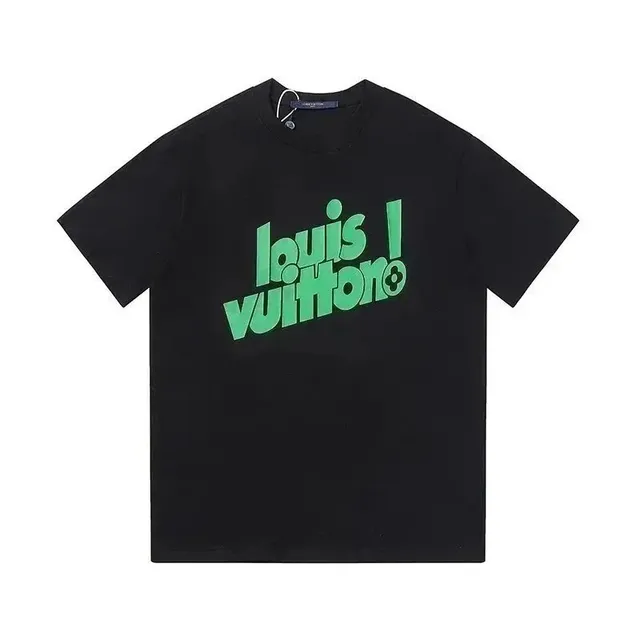 Louis Vuitton Graphic T-Shirt Bold Logo Print