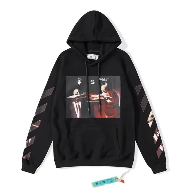 Off-White Hoodie Painting Print