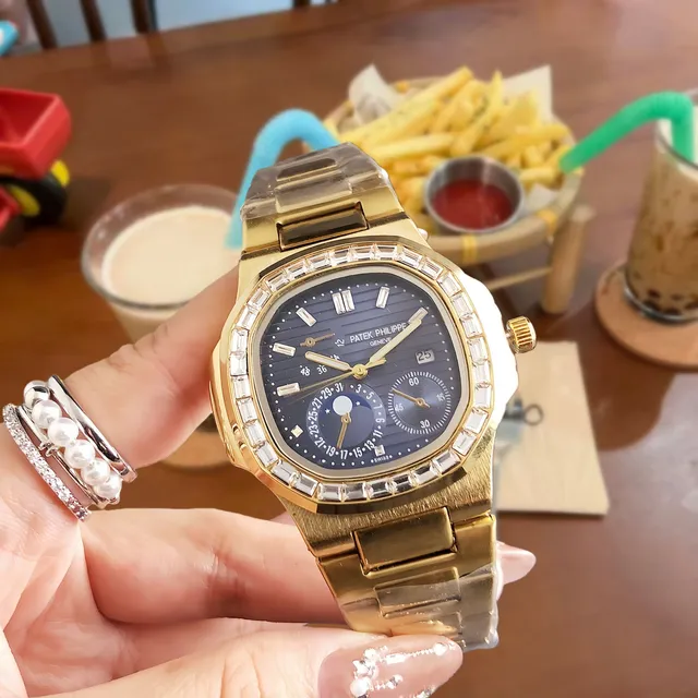 Patek Philippe Nautilus Diamond Bezel Chronograph