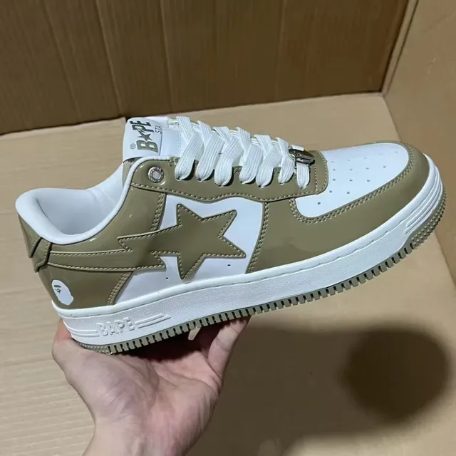 BAPE Shark Dunk Olive Patent