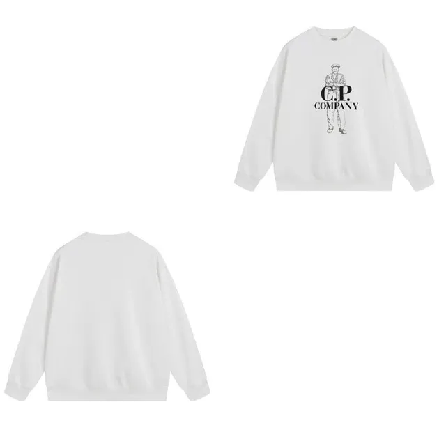 C.P. Company Crewneck Sweatshirt CP Company Logo Print
