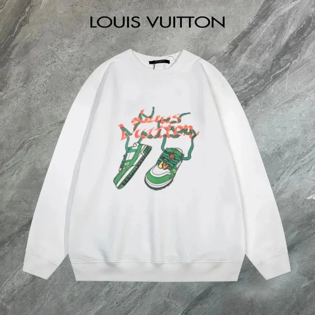 Louis Vuitton Crewneck Sweatshirt Sneaker Graphic Print
