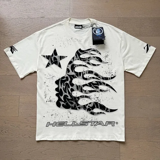Hellstar Graphic Tee Flame Star Print