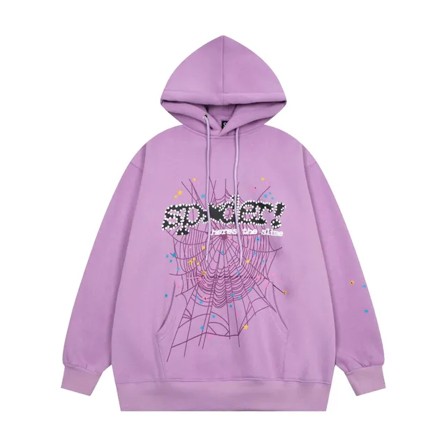 Sp5der Hoodie Spider Web Graphic