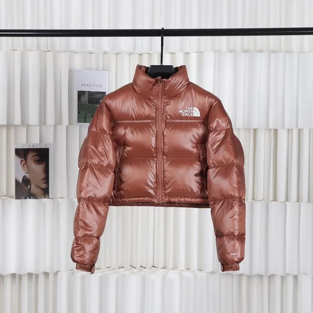 The North Face Nuptse Jacket Metallic Brown
