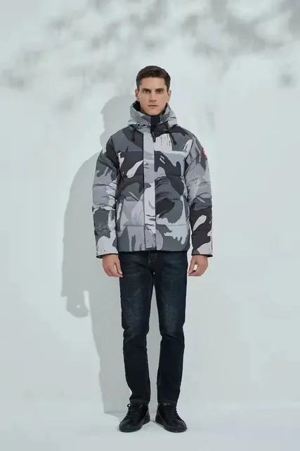 Canada Goose Puffer Jacket Camouflage Print