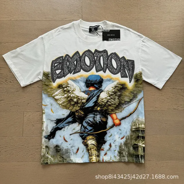 Broken Planet Emotion Graphic Tee Angel Print