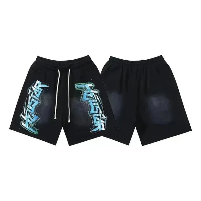 Hellstar Shorts Graffiti Logo