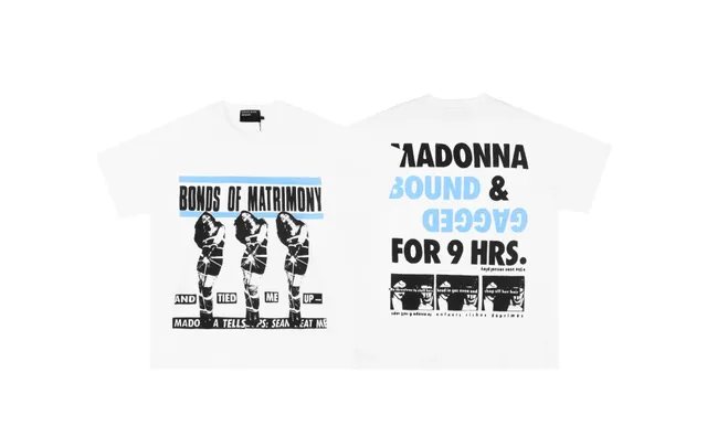 Enfants Riches Déprimés Graphic T-Shirt Madonna Bonds of Matrimony Print