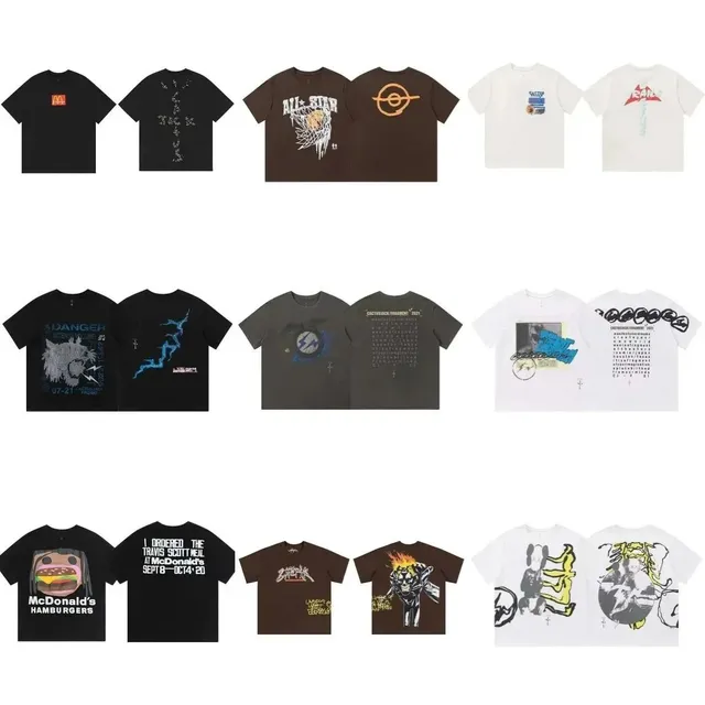 Travis Scott Graphic T-Shirt Collaboration Print