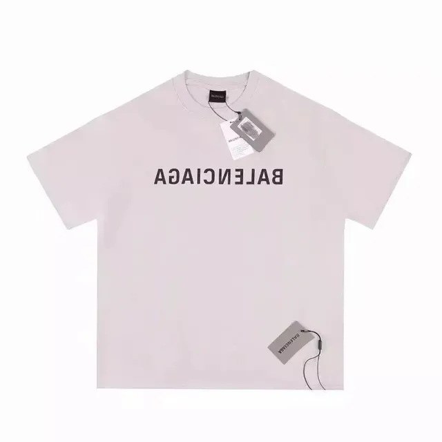 Balenciaga Logo T-Shirt Inverted Logo