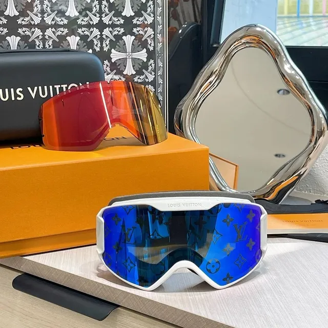 Louis Vuitton Ski Goggles Monogram Print