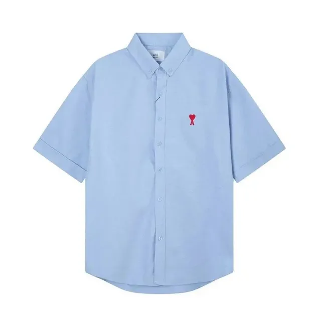 AMI Paris Oversized Shirt Heart Logo