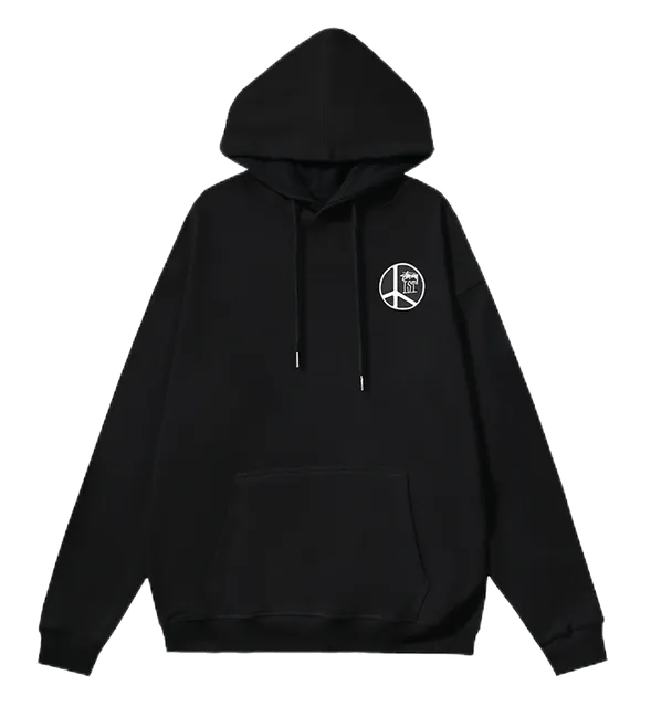 Stüssy Hoodie Peace Sign Logo