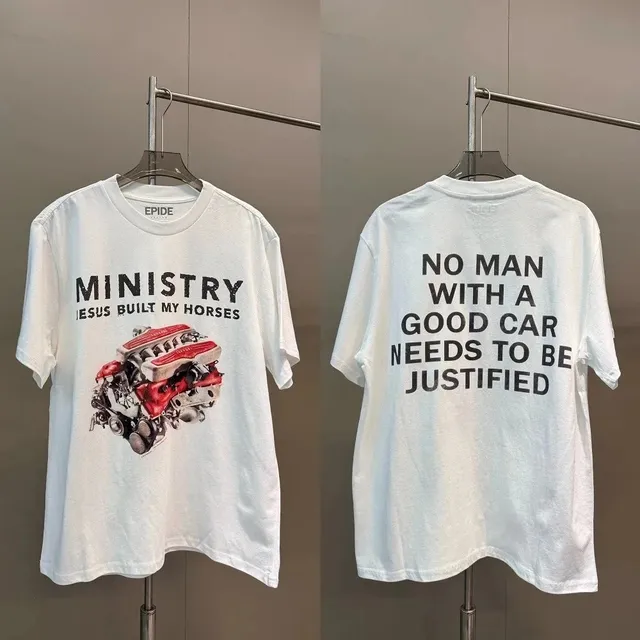 Graphic Tee Engine Print