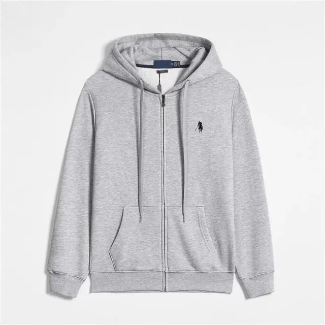 Polo Ralph Lauren Full-Zip Hoodie Heather Grey