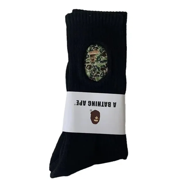 BAPE Camo Ape Head Socks Camouflage Patch