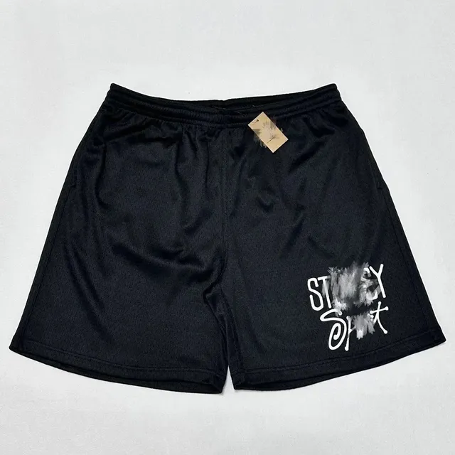 Stüssy Mesh Shorts Logo Print